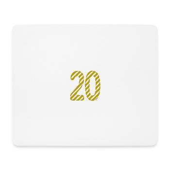 JAHRESTAG. ALLES GUTE ZUM GEBURTSTAG. ALLES GUTE ZUM GEBURTSTAG. - Mousepad (Querformat) - Weiß - Vorne