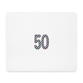 50. 50 YEARS. 50th ANNIVERSARY. 50TH ANNIVERSARY. - Mouse Pad (horizontal) - white - Front