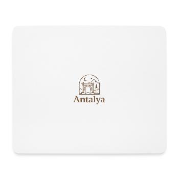 Antalya Torbogen Nachtbild - Mousepad (Querformat) - Weiß - Vorne
