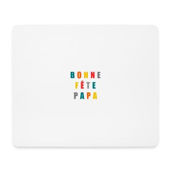 Herzlichen Glückwunsch zum Geburtstag, Papa. Vatertag. Bester Vater - Mousepad (Querformat) - Weiß - Vorne