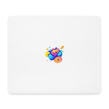 Happy - Mousepad (Querformat) - Weiß - Vorne