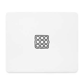 waffle - Mouse Pad (horizontal) - white - Front