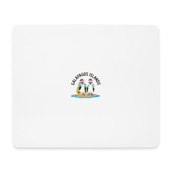 Galapagos Inseln Blaufußtölpel Weihnachten - Mousepad (Querformat) - Weiß - Vorne