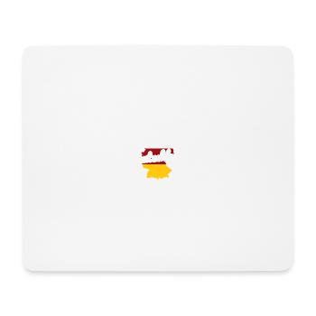 Carte de l’Allemagne - Tapis de souris (format paysage) - blanc - Devant