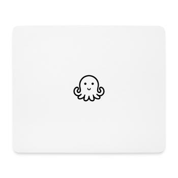 Pieuvre - Tapis de souris (format paysage) - blanc - Devant