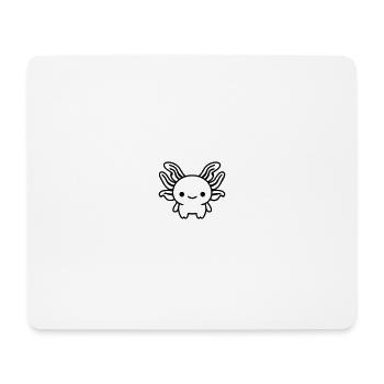 Axolotl - Mousepad (Querformat) - Weiß - Vorne