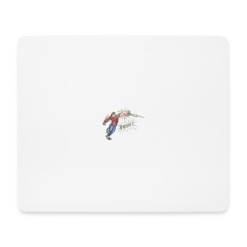 Powerdarter - Mousepad (Querformat) - Weiß - Vorne