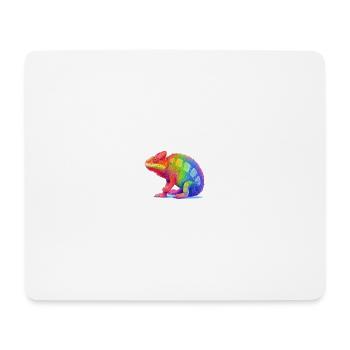 Pride chameleon - Mousepad (Querformat) - Weiß - Vorne
