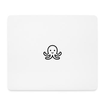 Pieuvre - Tapis de souris (format paysage) - blanc - Devant