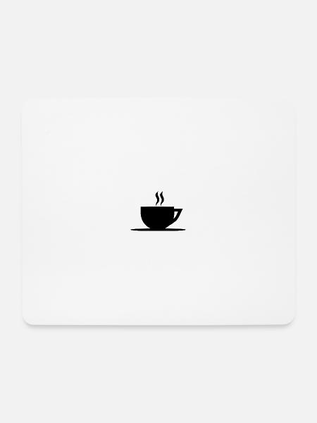 Kaffee Kaffeetasse Geschenkidee Tee Teetasse - Mousepad (Querformat) - Weiß