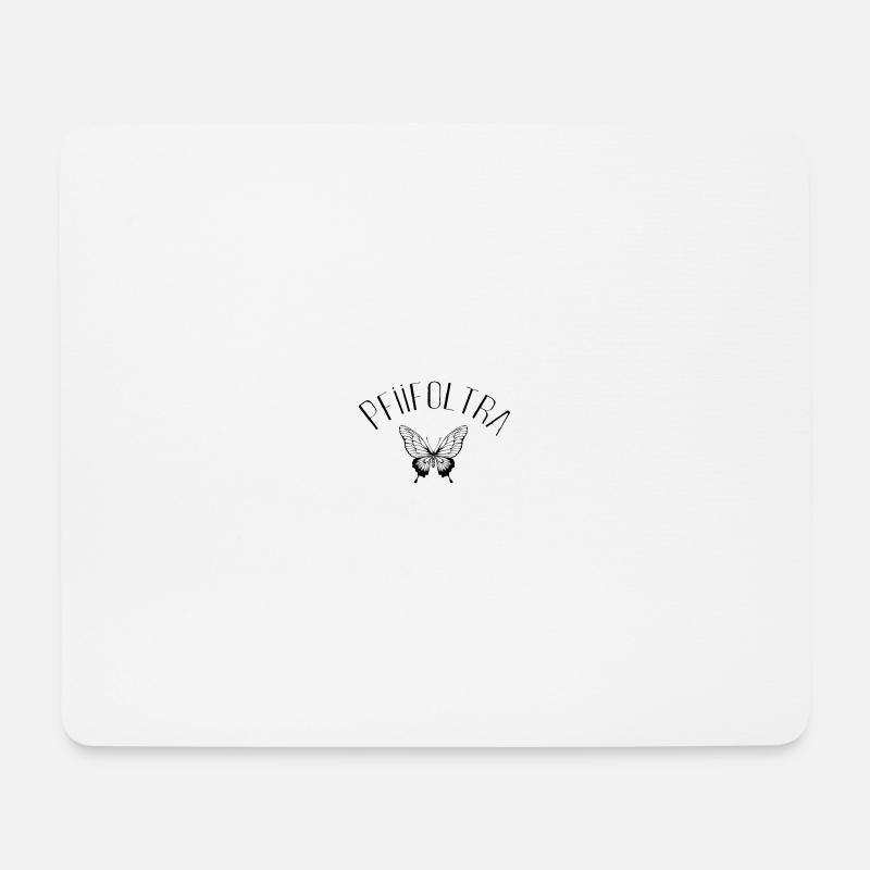 Pfiifoltra - Mousepad (Querformat) - Weiß