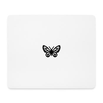 papillon - Tapis de souris (format paysage) - blanc - Devant