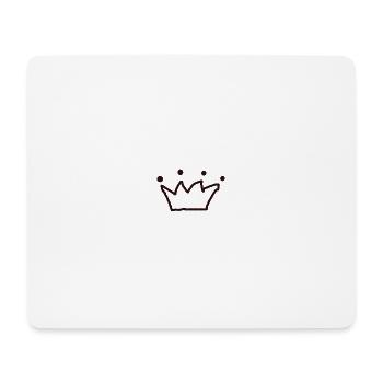 Krone - Mousepad (Querformat) - Weiß - Vorne