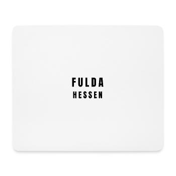 Fulda, Hesse - Tapis de souris (format paysage) - blanc - Devant