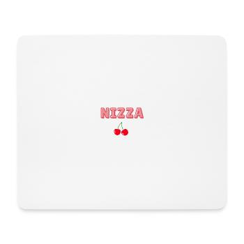 Nice Pink Font with Cherries - Mouse Pad (horizontal) - white - Front
