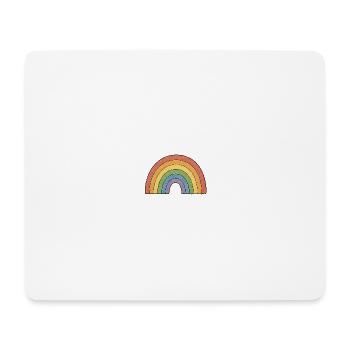PETITS ACTIVISTES | Rainbow - Tapis de souris (format paysage) - blanc - Devant