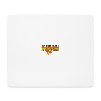 Autumn Leaf Arrival Graphic Design - Mouse Pad (horizontal) - white - Front