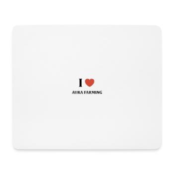 Aura-Farming - Mousepad (Querformat) - Weiß - Vorne