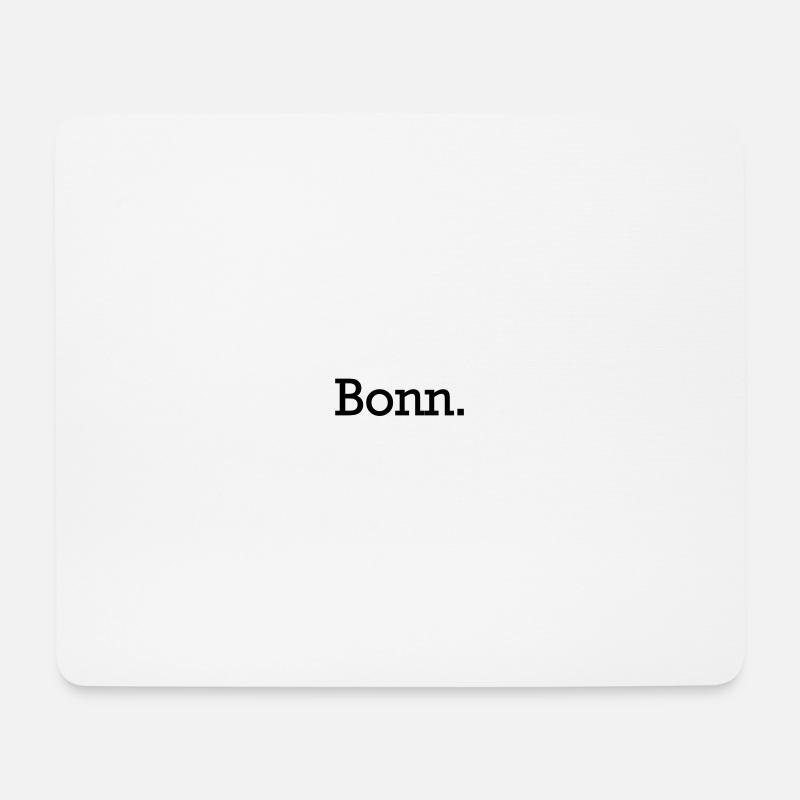 Bonn. - Mousepad (Querformat) - Weiß