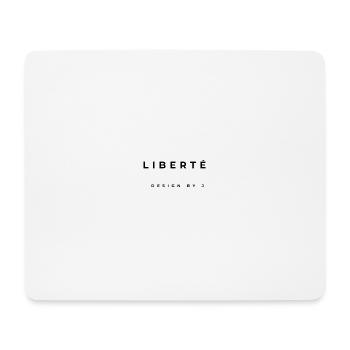 Liberté - Mousepad (Querformat) - Weiß - Vorne