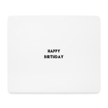 JAHRESTAG. ALLES GUTE ZUM GEBURTSTAG!. ALLES GUTE ZUM GEBURTSTAG!. - Mousepad (Querformat) - Weiß - Vorne