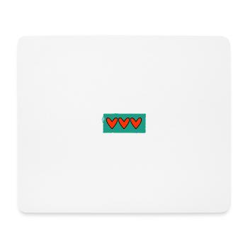 VALENTINE'S DAY. HEART. I LOVE YOU. I LOVE YOU - Mouse Pad (horizontal) - white - Front
