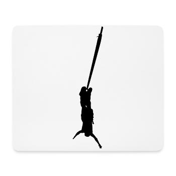 saut de bungee - Tapis de souris (format paysage) - blanc - Devant