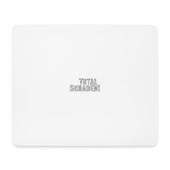 Total damage! Distressed Text - Mouse Pad (horizontal) - white - Front