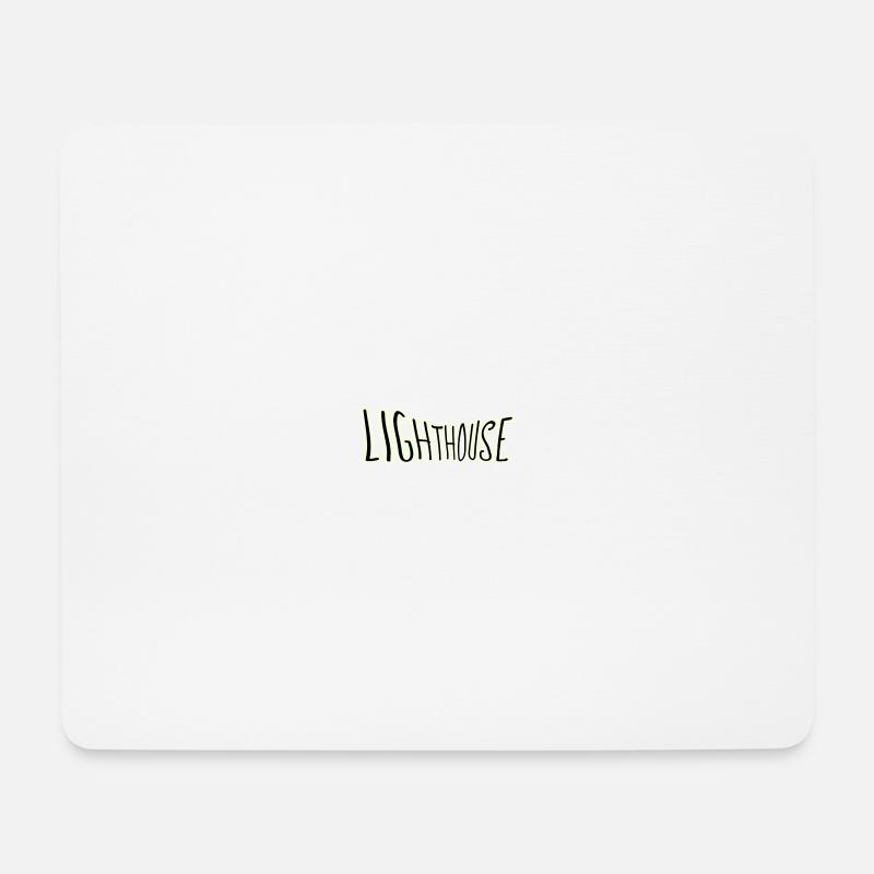 Lighthouse 3 - Mouse Pad (horizontal) - white