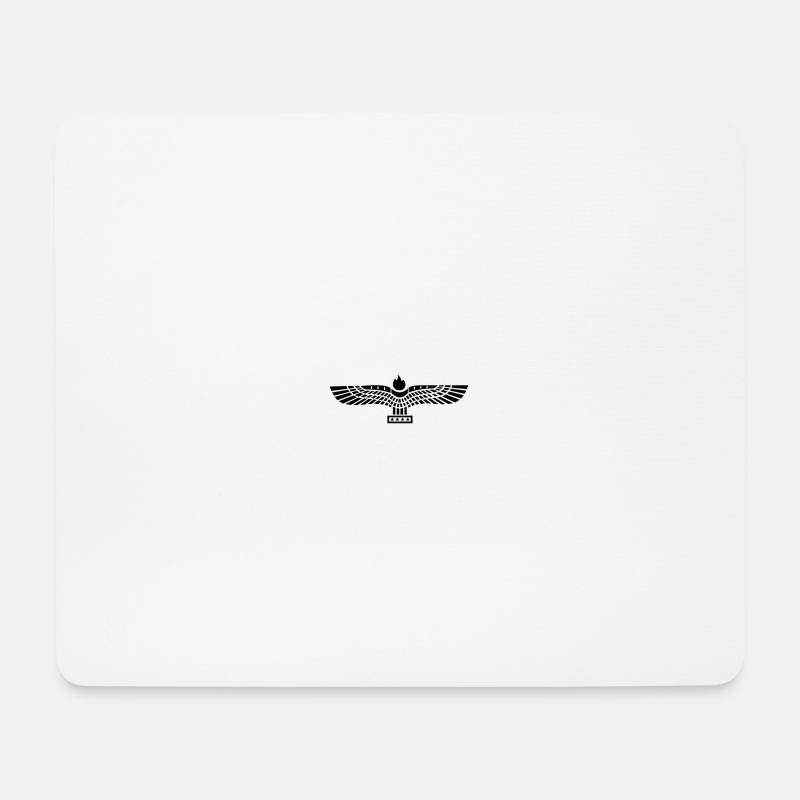 Aramäer Flagge schwarz - Mousepad (Querformat) - Weiß