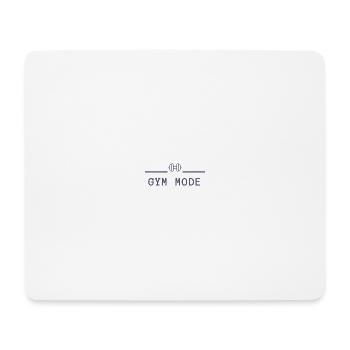 GYM MODE - Mousepad (Querformat) - Weiß - Vorne