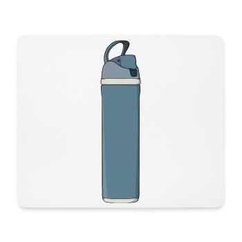 Blue Hydration Water Bottle Gym - Mousepad (Querformat) - Weiß - Vorne