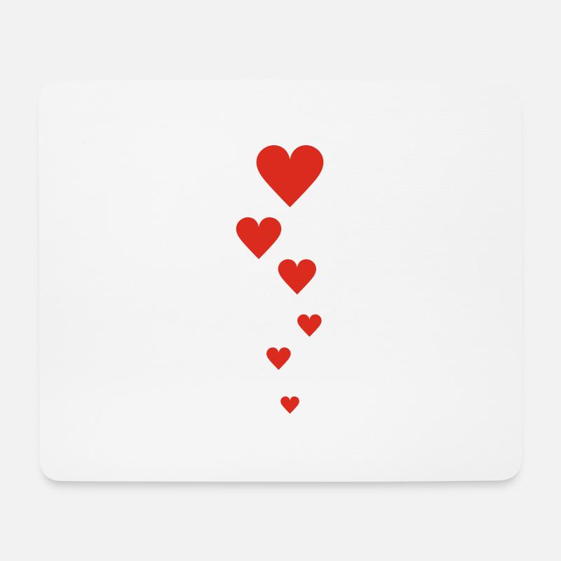 liebe - Mousepad (Querformat) - Weiß