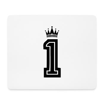 1 Krone - Mousepad (Querformat) - Weiß - Vorne
