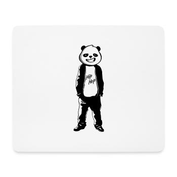 HipHop Battlerap-Panda Freestyle Rap Music - Mouse Pad (horizontal) - white - Front