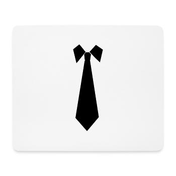 Tie - Mouse Pad (horizontal) - white - Front