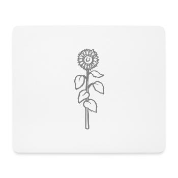 Sunflower Oil Flanze Flower Funny Gift Idea - Mouse Pad (horizontal) - white - Front