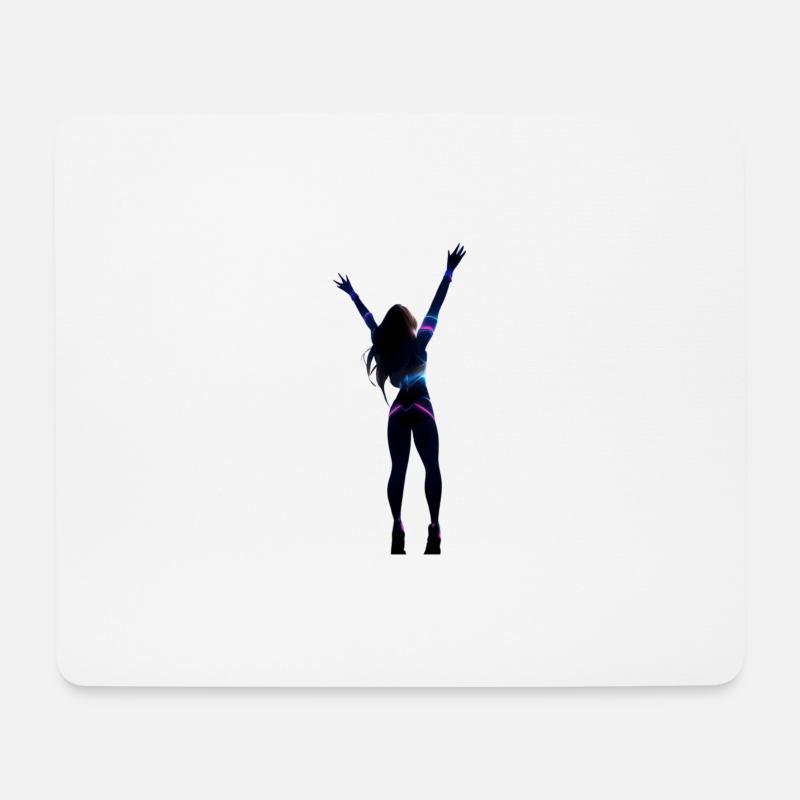 Liberté - Tapis de souris (format paysage) - blanc