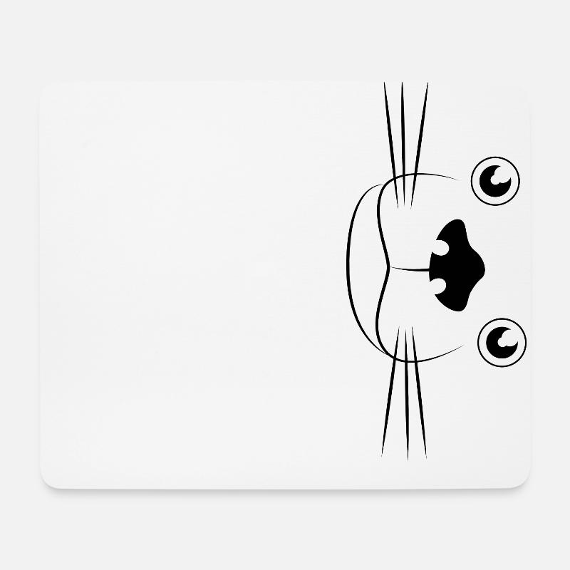 Niedlicher Otter Riss grunge Motiv - Mousepad (Querformat) - Weiß