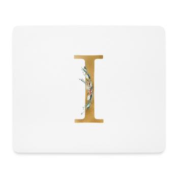Personalisierbar Monogramm I - Mousepad (Querformat) - Weiß - Vorne