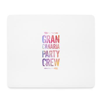 Dicton de l’équipe de fête de Gran Canaria - Tapis de souris (format paysage) - blanc - Devant
