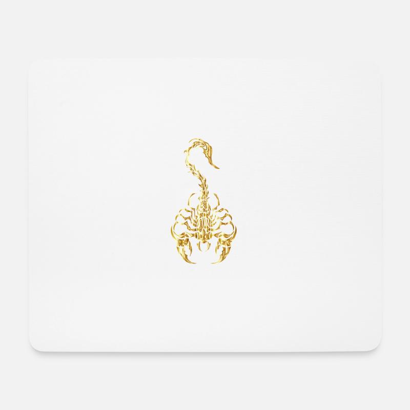 Scorpio gold - Mouse Pad (horizontal) - white