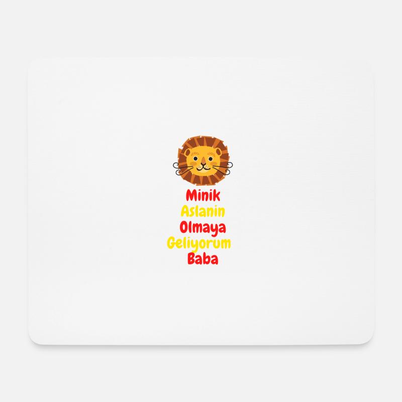 Baba Oluyorsun - Mousepad (Querformat) - Weiß