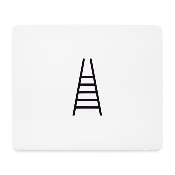 Leiter - Mousepad (Querformat) - Weiß - Vorne