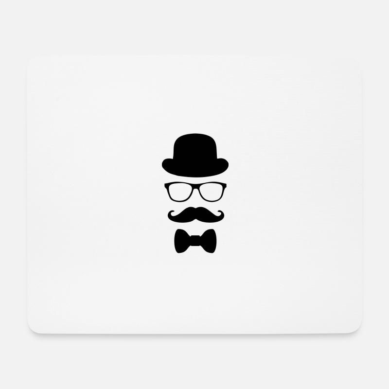 gentleman - Mouse Pad (horizontal) - white