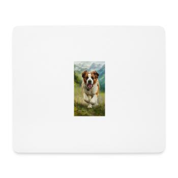 Wuffi - Mousepad (Querformat) - Weiß - Vorne