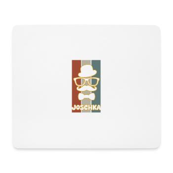 Joschka as a name - Mouse Pad (horizontal) - white - Front