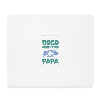 dogo argentino dogs dad - Mouse Pad (horizontal) - white - Front