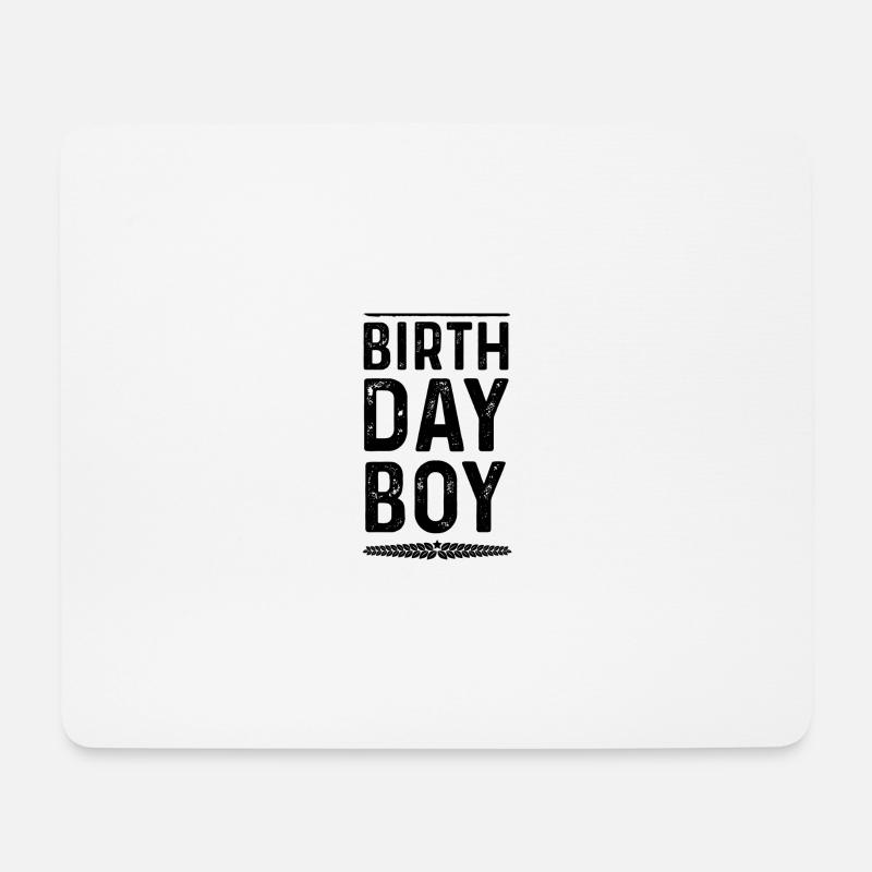 Birthday Boy - Mousepad (Querformat) - Weiß