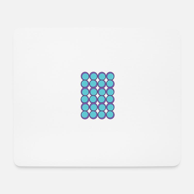 Dots Dots Dots - Mousepad (Querformat) - Weiß